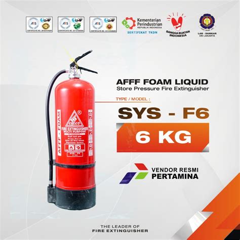 Alat Pemadam Api Ringan APAR Foam 6 Kg Premium SYSCO FIRE Sysco