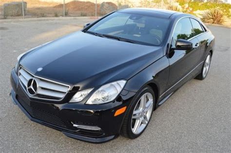 Sell Used 2013 Mercedes Benz E550 Coupe Package 2 Amg Pck Designo