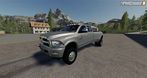 Dodge Ram 3500 Dually V3 0 For Fs19 Farming Simulator 19