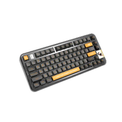 Gamakay Gk Transparent Mechanical Keyboard Gasket Keys Rgb Hot Swappable Gateron G Yellow