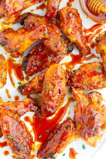 Easy Crispy Hot Honey Wings Crazy Good Flavor Borrowed Bites
