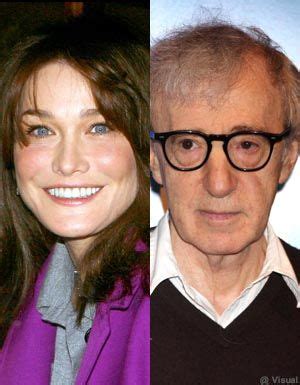 Woody Allen à Paris pour faire tourner Carla Bruni Elle