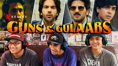 Guns Gulaabs Official Trailer Reaction Raj Dk Rajkummar