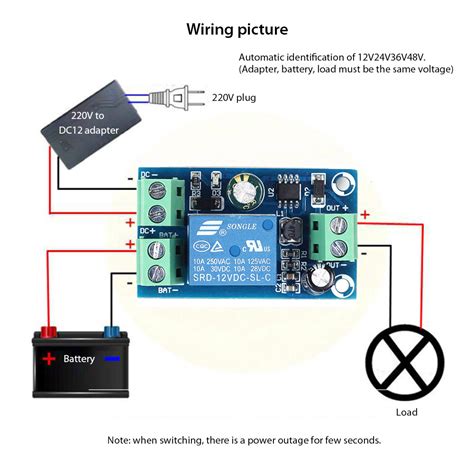 Power Off Protection Module Automatic Switching Module Ups Emergency