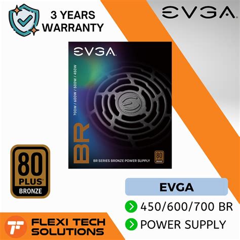 EVGA 450 600 700 BR 80 Plus Bronze 450w 600w 700w Non Modular