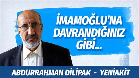 Abdurrahman D L Pak Tan Ak Part Ye Ekrem Mamo Lu Uyarisi Gazeteoku