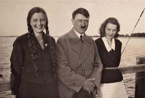 Hitler with his nieces Angelika “Geli” Raubal and Elfriede “Friedi ...