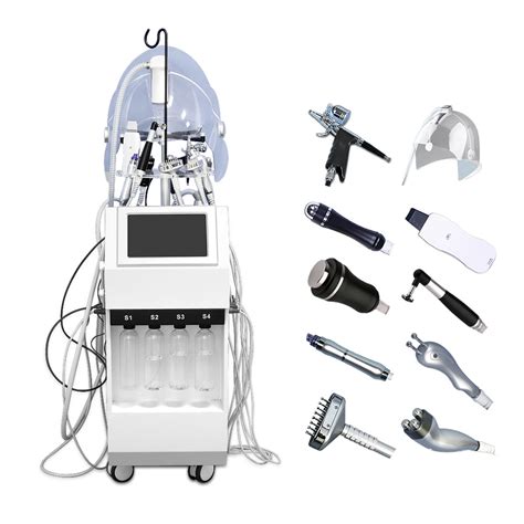 In Rf Oxygen Jet Hydra Facial Beauty Machine With Ultrasound