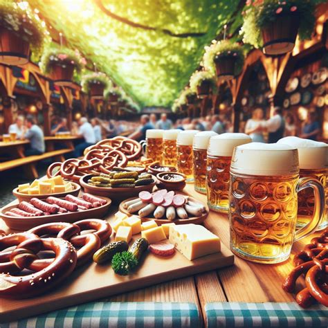 German Beer Garden Snacks - Me + Food