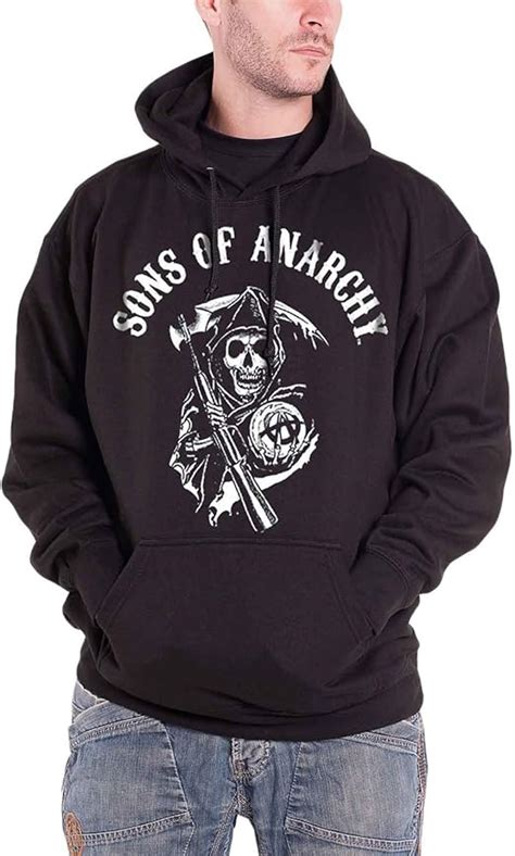 Sons Of Anarchy Classic Logo Official Mens Black Pullover