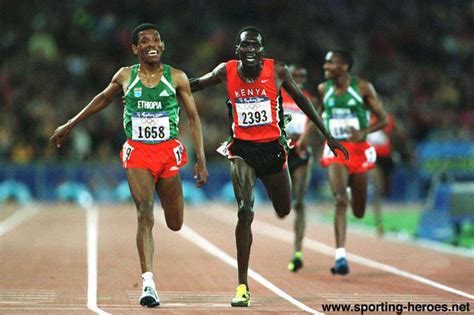 Haile Gebrselassie Sydney Olympic Games And A Second Gold Medal Ethiopia