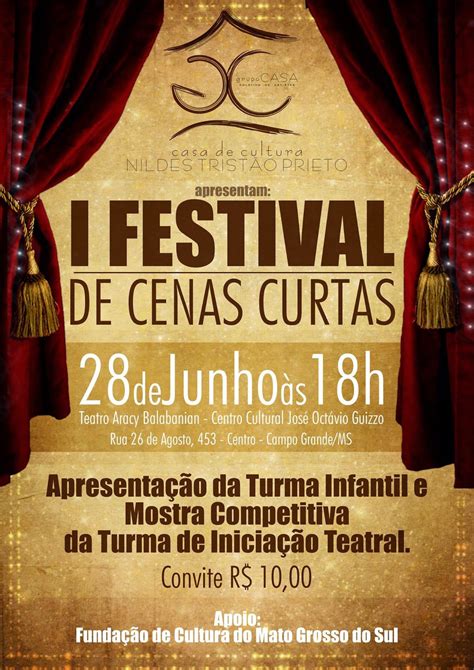 I Festival De Cenas Curtas Adulto Grupo Casa