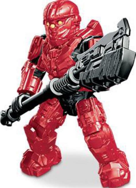 Mega Bloks Halo Mystery Pack Series 9 Cio Spartan 2 Minifigure Red Loose Toywiz