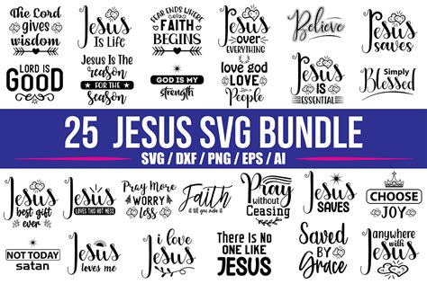 Jesus Svg Design Bundle By Orpitabd Thehungryjpeg