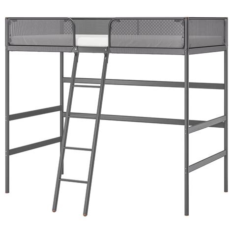 Tuffing Loft Bed Frame Dark Grey 90x200 Cm Ikea