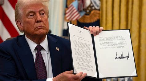 Donald Trump's first week: These are all the executive orders he signed ...