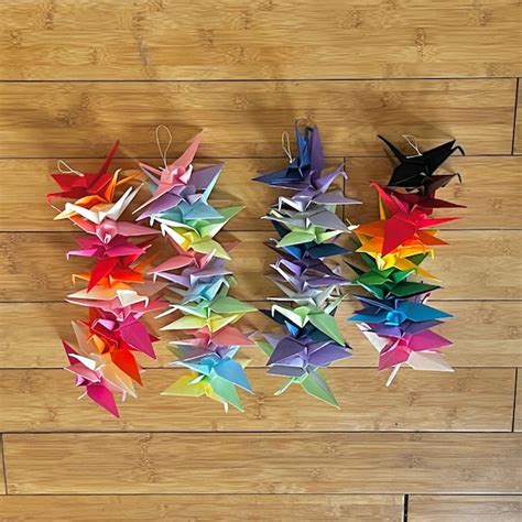 Origami Crane Garland - Etsy