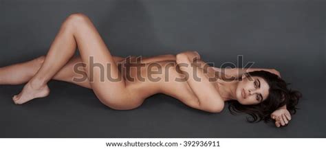 Naked Woman Portrait Looking Camera While Stock Photo Shutterstock