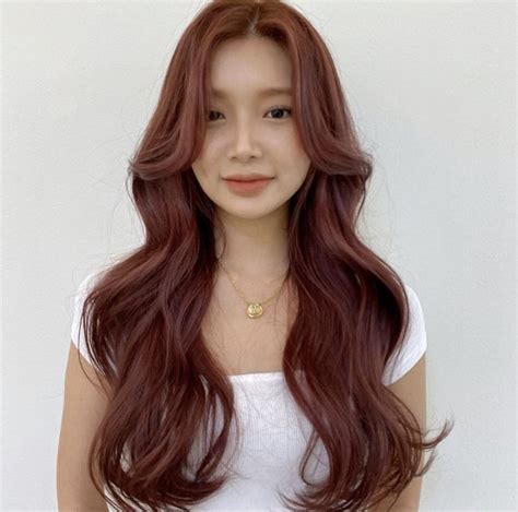 Pin By Shannon Lugay On Hairstylesss Redhead Hair Color Korean Hair