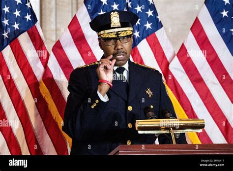 Metropolitan Police Department Chief Robert Contee Hi Res Stock