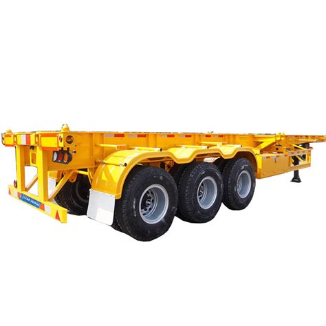 Panda Mech Tri Axle Shipping Container Chassis Trailers For Sale