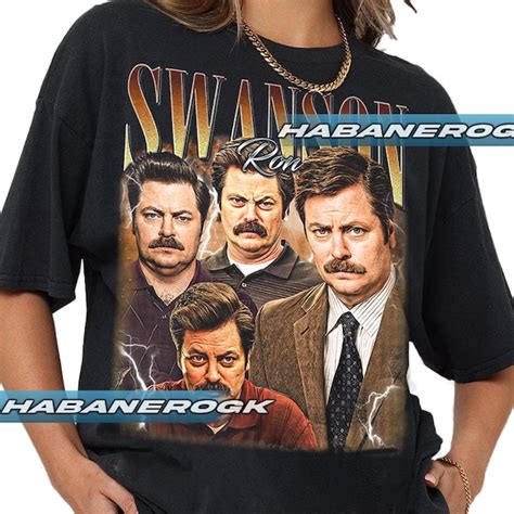 Ron Swanson T Shirt Etsy