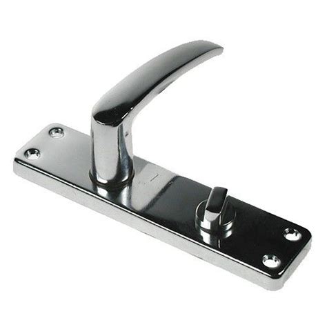 privacy door handle wells polished aluminium pair door handles