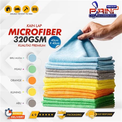 Jual Lap Microfiber X Gsm Best Quality Murah Kualitas Premium