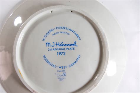 Goebel Hummel Nd Annual Plate Jahresteller Vintage Plate