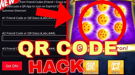 Shenron Qr Codes Hack In Dragon Ball Legends Youtube