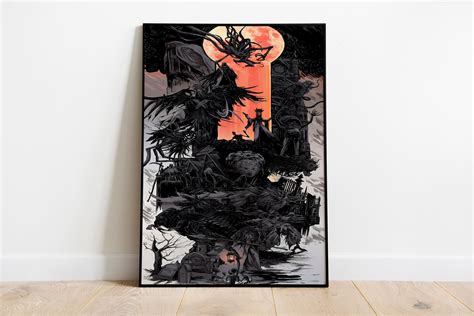 Bloodborne Game Poster HD Color Gaming Poster Wall Poster Printed ...