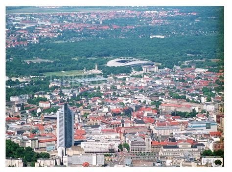 Luftaufnahme Leipzig Blick Auf Das Leipziger Stadtzentrum