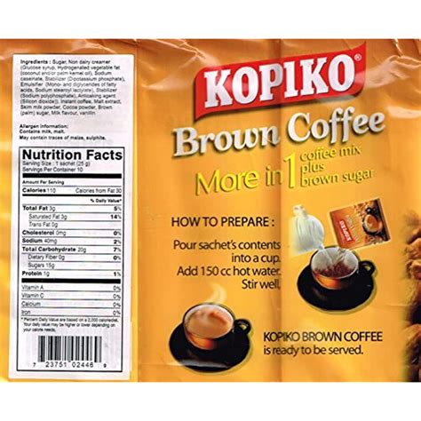 Kopiko Instant Brown Coffee, 8.8 Oz (10 Sachets) – The Market Depot