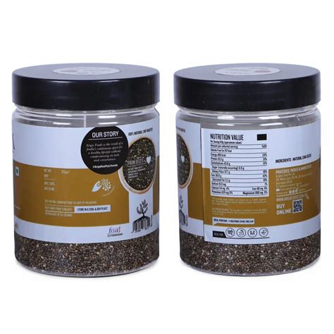 Ariga Foods Roasted Chia Seeds G For Human Consumption At Rs