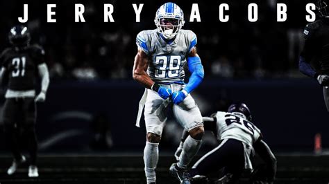 Jerry Jacobs Underrated Official Full Rookie 2021 Lions Highlights