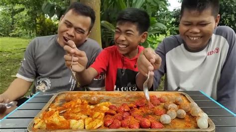 Indonesia Mukbanger Sayur Mentah Lalap Sambal Terasi Pedas Youtube