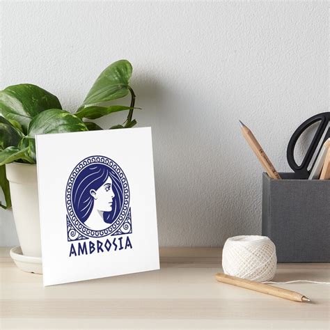 "Ambrosia Greek god mythology " Art Board Print by sreckov-desig ...