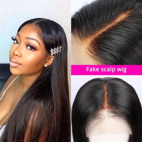 Kriyya Hair Fake Scalp Wig X And X Lace Frontal Density