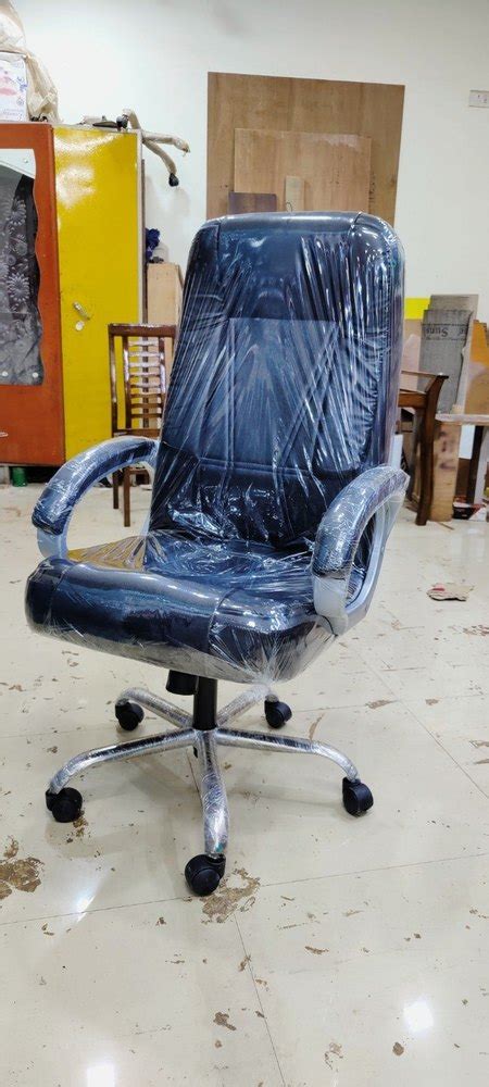 Rexine Brand New High Back Revolving Office Chair By Wood Planet