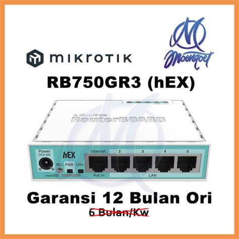 Jual Mikrotik Rb750gr3 Hex Rb750g R3 Rb 750g Shopee Indonesia