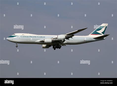 Cathay Pacific Cargo Boeing 747 8f With Registration B Lji On Short