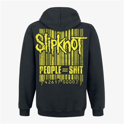 Slipknot - ‘People Barcode’ Hoodie - Atmostfear Entertainment