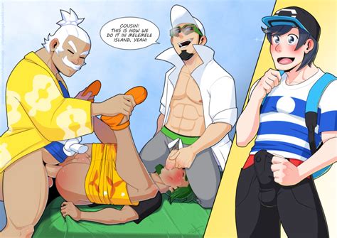 Rule 34 Charlie Tooga Elio Pokemon Hala Pokemon Hau Pokemon