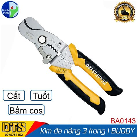 Mua Kìm cắt dây đa năng cao cấp Nhật Bản 3 trong 1 Buddy BA0143 175mm