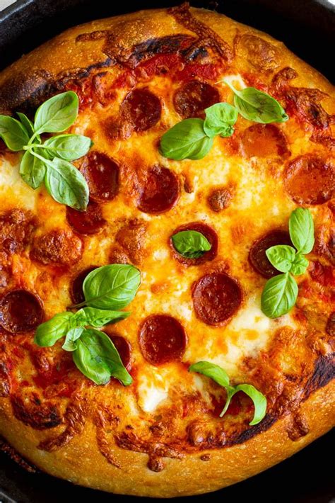 Pepperoni Pan Pizza Recipe Comfort Food Recipes Dinners Pan Pizza