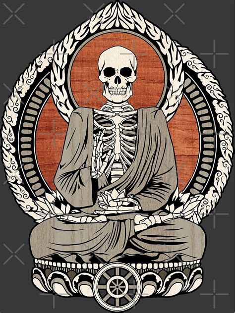 "Skeleton Buddha" Art Print by GrizzlyGaz | Redbubble