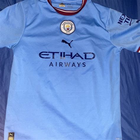 Manchester City Home Kit 20222023 Depop