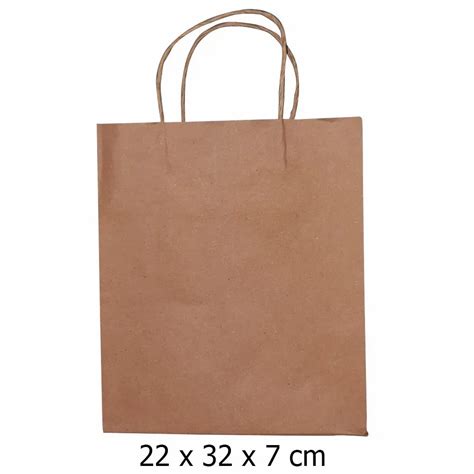 Brown Plain Paper Carry Bags For Shopping Capacity Kg At Rs