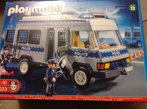 Playmobil Fourgon De Police Avec Lumi Res Clignotantes Flambant Neuf Et