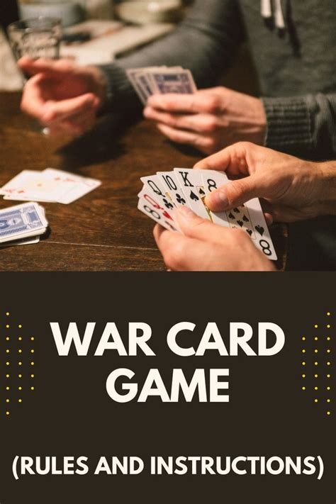 War card game rules and how to play – Artofit